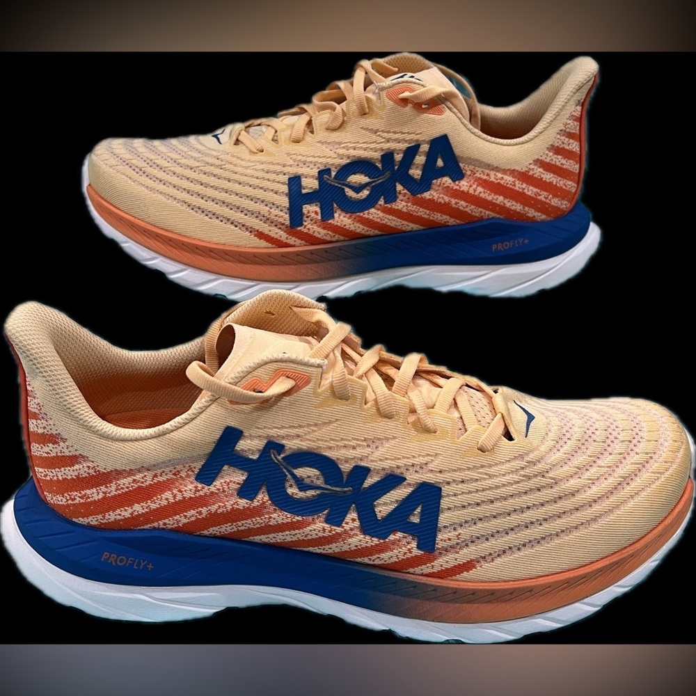 Hoka One One Mach 5 Men Orange Sneakers